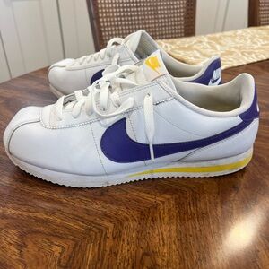 Nike Cortez Lakers White Varsity Maize Purple Men’s Size 11 DM4044-106 Retro
